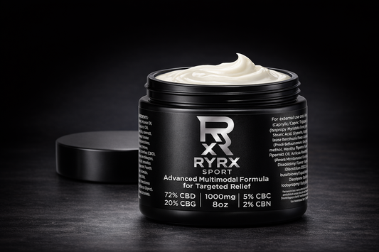 RyRx Sport Recovery Cream – 1000mg (8oz)